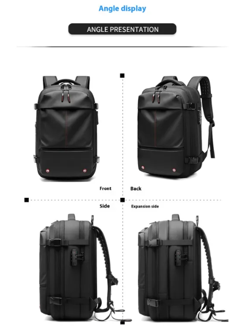 60L vcacuum Compression Travel Backpack