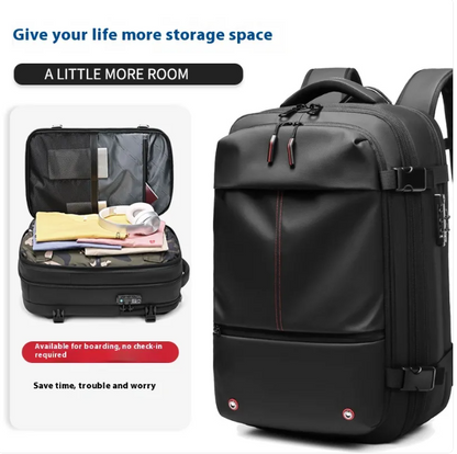 60L vcacuum Compression Travel Backpack